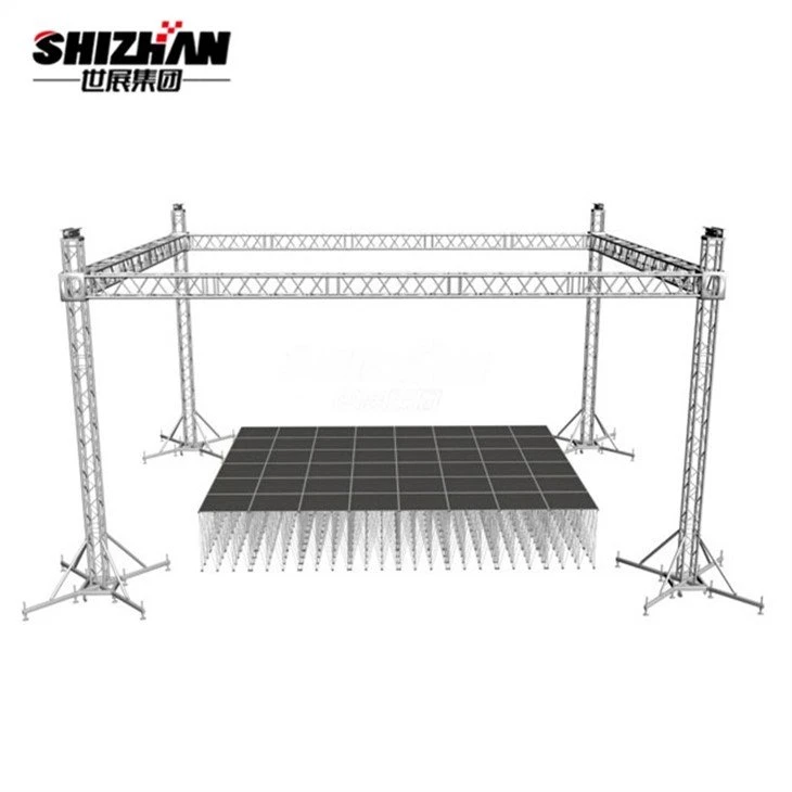 lighting-truss-system-with-4-pillars