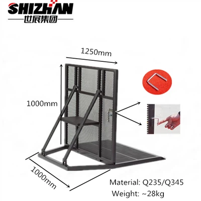 Rozsdamentes acél tömegszabályozó akadály